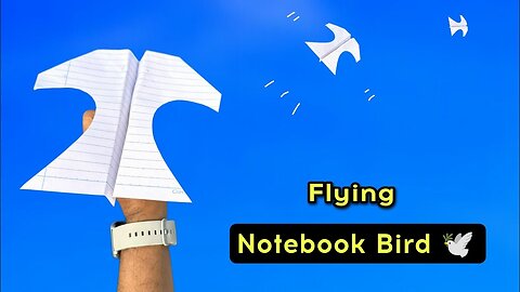 How to Make Flying Bird | Notebook bird ||