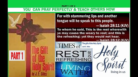 *TREASURE FROM 1951- YOU CAN PRAY PERFECTLY & TEACH OTHERS HOW- Part 1 of 2