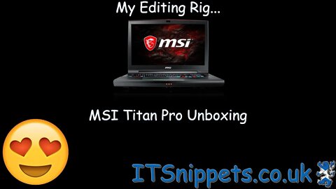 My New Editing Rig - MSI Titan Pro Unboxing (@youtube, @ytcreators)