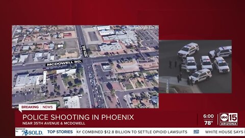 Phoenix police involved in shooting near 37th Avenue and McDowell Road