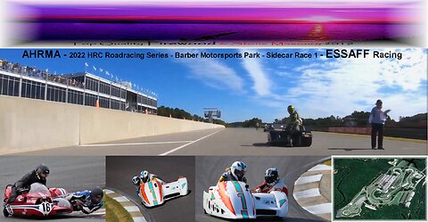 ESSAFF Racing - TT2 - Barber Motorsports Park - Sidecar Race 1 - 2022 AHRMA HRC Roadracing Series