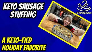 Keto Sausage Stuffing (with bread) | Non Keto-people approved