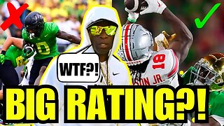 Ohio State Notre Dame Land HUGE Rating! DEFEAT Deion Sanders, Colorado Oregon Game! NCAA Ratings!