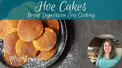 Hoe Cakes - Depression Era Cooking - 2 ingredients #prepper