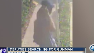 Gunman on the run
