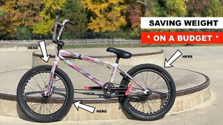 ** THE CHEAPEST WAY TO SAVE WEIGHT ON YOUR BMX BIKE! **