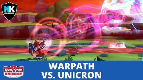 Angry Birds Transformers 2.0 - Warpath vs. Unicron