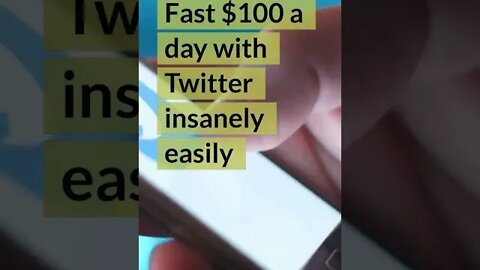 Make $100 a day with twitter so fast