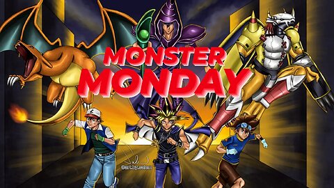 MONSTER MONDAY #20- Pokemon/Yugioh/Digimon | 🍿Watch Party🎬
