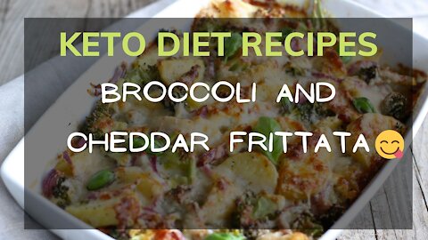 Best Keto Recipes: Broccoli and Cheddar Frittata!