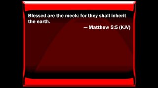 Matthew 5:5