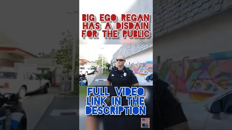 BIG EGO REGAN. FAILS TO ID. INTIMIDATION FAIL.