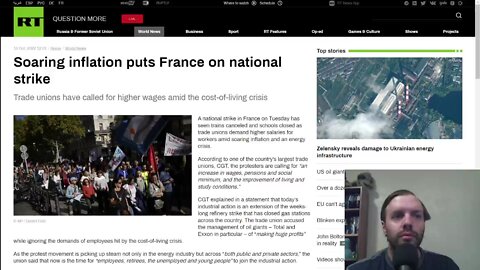 Soaring inflation puts France on national strike