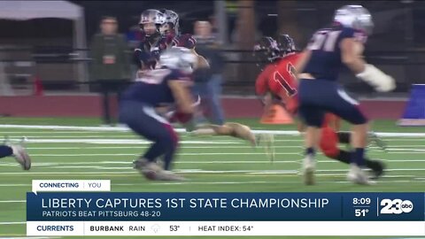 Liberty Patriots clinch state championship