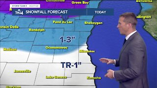 Southeast Wisconsin weather: Snow showers, blowing snow, and cold for Wednesday