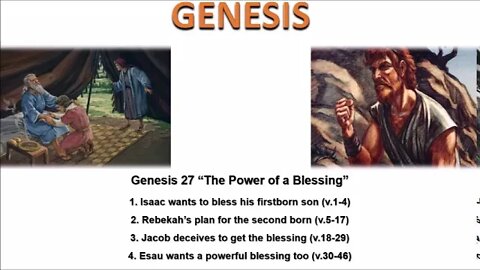 Genesis 27 “The Power of a Blessing” - Calvary Chapel Fergus Falls