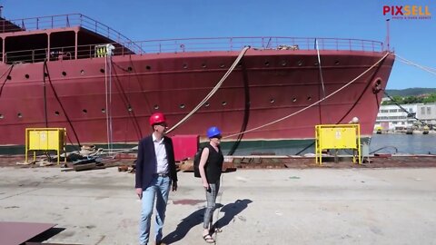 Obilazak broda Galeb u brodogradilištu Kraljevica