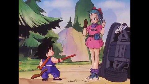 goku first time meeting with bulma