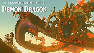 Defeating Demon Dragon "Draconified Demon King" - The Legend of Zelda: Tears of the Kingdom