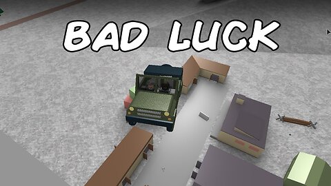 "BAD LUCK" - (Apocalpyse Rising Playthrough / ROBLOX)