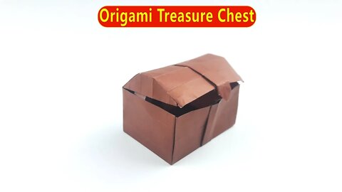 Origami Pirate Treasure Chest - Easy Paper Crafts