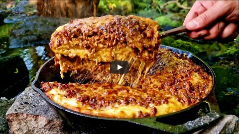 The Best Lasagna Ever cooked in Nature