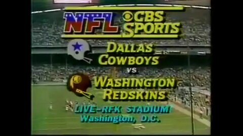 1982-12-05 Dallas Cowboys vs Washington Redskins