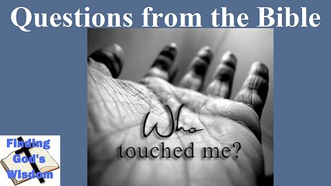 Who Touched Me?