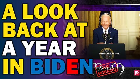 An EMBARASSING first year for the Biden administration that even the MEDIA can't keep covering up.