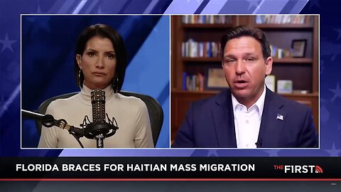 NEW 🚨 Florida Gov. DeSantis: "Haitians land in the Florida Keys? Their next stop very well may be