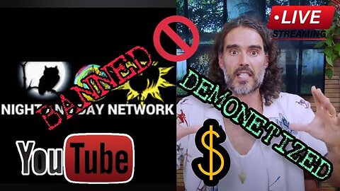 Night & Day Network BANNED OFF YouTube| Russell Brand Demonetized For Sexual Allegations