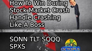 How To Win During Stock Market Crash Handle Crashing Like A Boss SONN Plasma News SPAC SQQQ SPXS