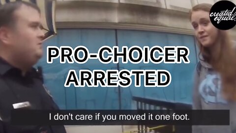 Pro-Choice Woke College Liberal Gets Arrested For Stealing Sign