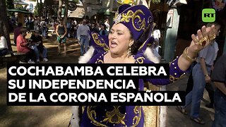 Cochabamba celebra sus 213 años de independencia la Corona española con desfiles y actos festivos