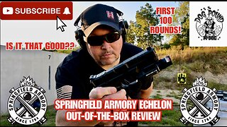 SPRINGFIELD ARMORY ECHELON 9MM REVIEW! Is It That Good? First 100 Rounds!