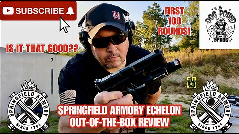 SPRINGFIELD ARMORY ECHELON 9MM REVIEW! Is It That Good? First 100 Rounds!