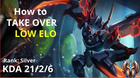 How To Play Kha'Zix Jungle & Carry Low Elo Easily! 21/2/6 Kha'Zix JG AstroSmurfing on Lows!