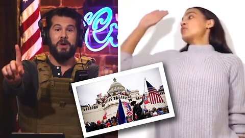 AOC Freaks Out Over January 6. Steven and Dave Bring Their Popcorn | Louder With Crowder
