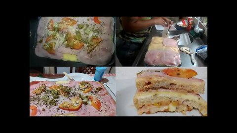 Sanduíche de forno / Pizza de pão