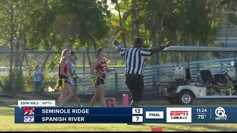 Seminole Ridge flag lone remaining area team