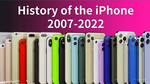 History of the iphone 2007_2022
