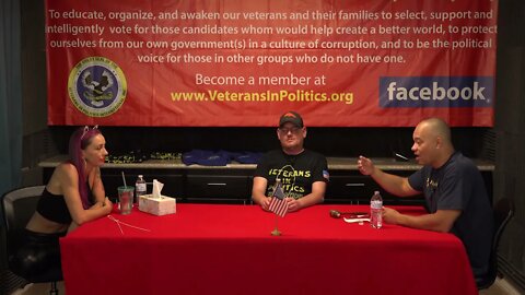 Tahra Violet self-healing on the Veterans In Politics Video Internet talk-show