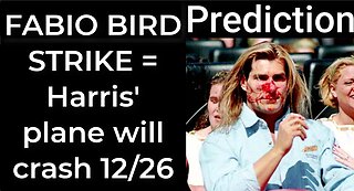 Prediction - FABIO BIRD STRIKE = Harris' plane will crash Dec 26