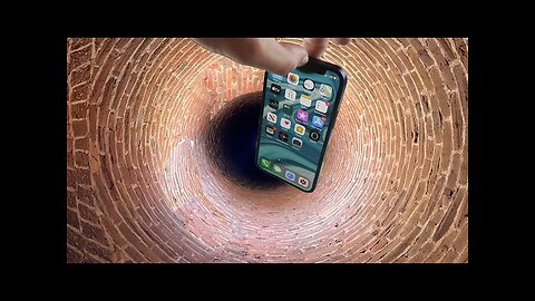 Dropping an iPhone 12 Pro into Spiral Brick Tower - Will it Survive