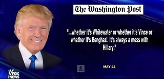 Trump on WACO connected Vince Foster suicide