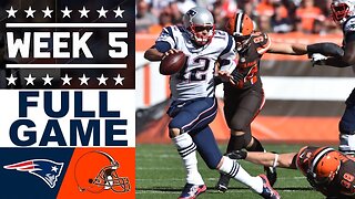 "Brady's Return": Patriots vs Browns FULL GAME - NFL Week 5 2016
