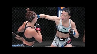 Mackenzie Dern vs Yan xiaonan fight highlights | UFC fight night #ufc