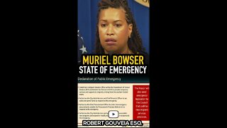 D.C. Mayor Muriel Bowser Declared State of Emergency #shorts