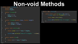 Non-void Methods, Return Values - AP Computer Science A