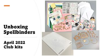 UNBOXING | Spellbinders April 2022 Club Kits